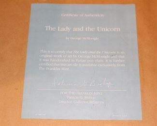 The Lady and the Unicorn, McMoniglo