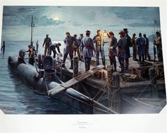 1009 MORT KUNSTLER LIMITED ED PRINT SIGNED AND NUMBERED 279, *THE FINAL MISSION*. 24 IN X 32 IN OVERALL