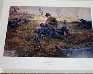 1015 MORT KUNSTLER LIMITED ED PRINT SIGNED AND NUMBERED 447, *ANGEL OF MARYE'S HEIGHTS*. 23 IN X 33 IN OVERALL