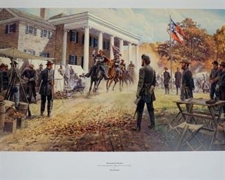 1019 MORT KUNSTLER LIMITED ED PRINT SIGNED AND NUMBERED 782, *SHENANDOAH AUTUMN*. 28 IN X 33 IN OVERALL