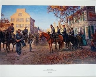 1024 MORT KUNSTLER LIMITED ED PRINT SIGNED AND NUMBERED 69, *LION OF VALLEY*. 22 IN X 33 IN OVERALL