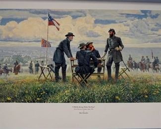 1043 MORT KUNSTLER LIMITED ED PRINT SIGNED AND NUMBERED 451, *I WILL BE MOVING WITHIN THE HOUR*. 20 IN X 33 1/2 IN OVERALL