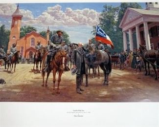 1058 MORT KUNSTLER LIMITED ED PRINT SIGNED AND NUMBERED 447, *GOD BE WITH YOU*. 22 1/2 IN X 35 IN OVERALL