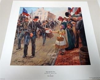 1079 MORT KUNSTLER LIMITED ED PRINT SIGNED AND NUMBERED 744, *ESPECIALLY FOR YOU*. 18 1/2 IN X 19 IN OVERALL