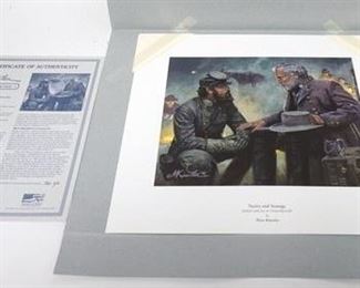 1105 MORT KUNSTLER LIMITED ED PRINT SIGNED AND NUMBERED 782, *TACTICS AND STRATEGY*, 15 IN X 13 1/2 IN