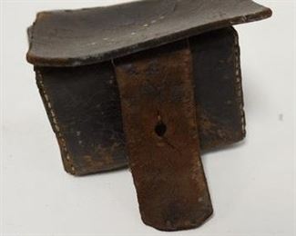 1122 CIVIL WAR AMMUNITION LEATHER POUCH