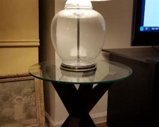 Accent table / large lamp