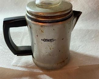 Retro coffee percolator