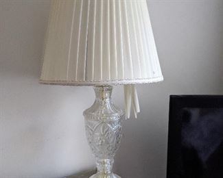 Lamps with brass detail