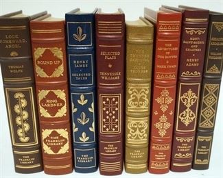 1025	GROUP OF 8 LEATHER BOUND GILT EDGE FRANKLIN LIBRARY BOOKS
