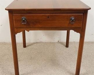 1083	LEXINGTON ONE DRAWER SOLID CHERRY STAND, 24 IN SQUARE X 25 1/2 IN
