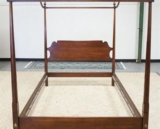 1092	STATTON OLD TOWNE BLACK CHERRY TESTER BED, FULL SIZE
