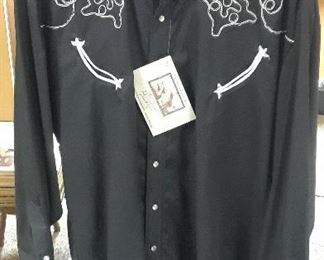 Vintage Western shirt front