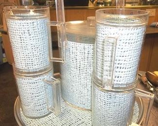 Stotter tray bucket glasses