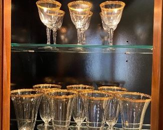 Danish crystal glasses