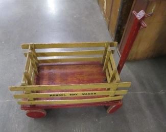 1950's CHILDS WOODEN WAGON