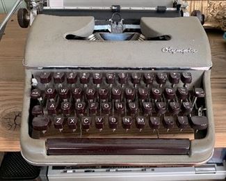 Working Olympia typewriter for the novel you know you have inside you.