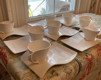 Villeroy & Boch “New Wave” coffee service for 8