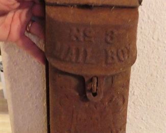 Antique Cast Iron Mail Box