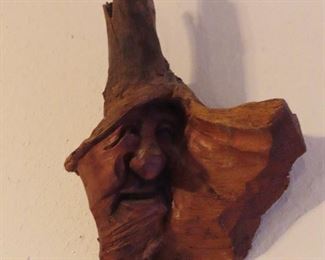 Hand Carved Wooden Man