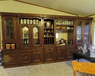 Large Entertainment Center - Comes 5 Sections - Will Price Each Section Separate