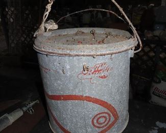 Vintage Bait Bucket
