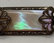 Vintage Petite Victorian Mother of Pearl Pin