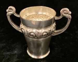 Small Silver Cup with Handles