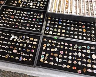 Assorted Sterling rings