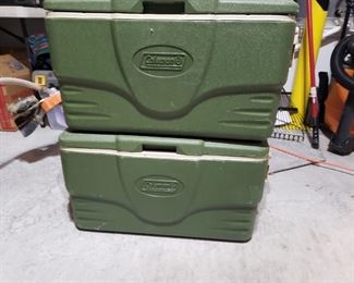 2 used Coleman coolers List price $38.00 each