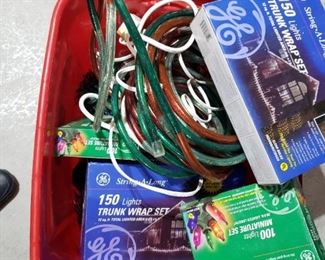 Lot of Christmas lights used, List price $25.00