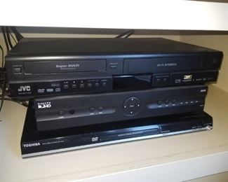 JVC DVD & VIDEO player, Toshiba DVD SD 4000