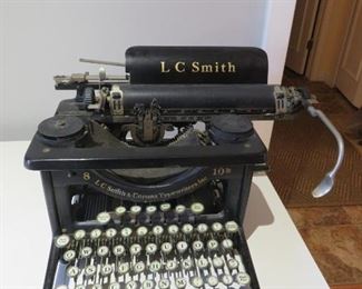 $150.00, L C Smith Typewriter, 8/10