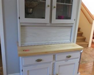 $200.00, Old Painted Sellers Cabinet 
