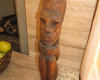 $50.00, Wood Sculpture 24" tall