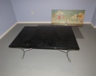 $50.00, Smoke glass coffee table vg condition 4 x 32"