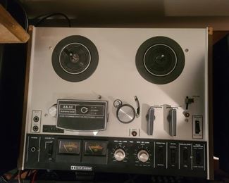 Akai 4000DB one-micron gap reel to reel. call 770-846-3227 to buy ahead of time. we have at least 50 mylar tapes