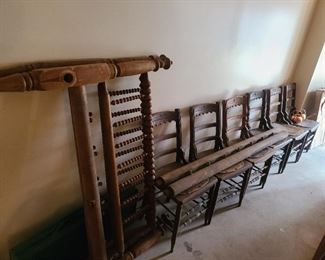 1800's Rope bed. No rope