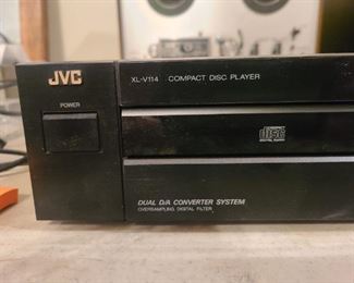 JVC compact Disc Player; Dual D/A converter system; oversampling Digital filter