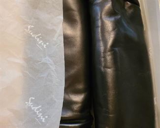 Leather boots made in Italy,