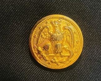 brass buttons up close