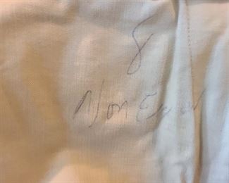 Written on inside of pants 👖 and still there" 8 Von Egger"