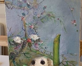 Unusual Hsiao-Hsia Tsai Hobbs Panda painting