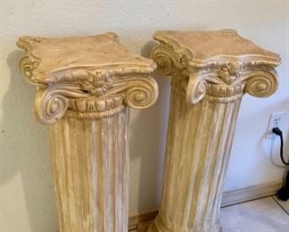 pillars, plant stands