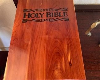 wooden bible boxes