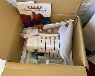 Singer serger in the box
