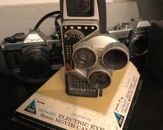 vintage camera collection