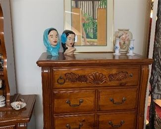 nice solid wood chest