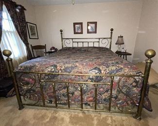 Vintage Brass Bed King
