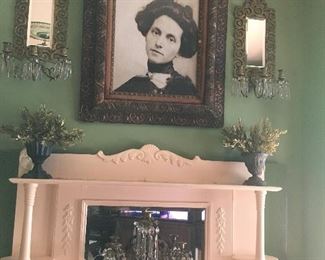Antique Mirrors & Candlesticks